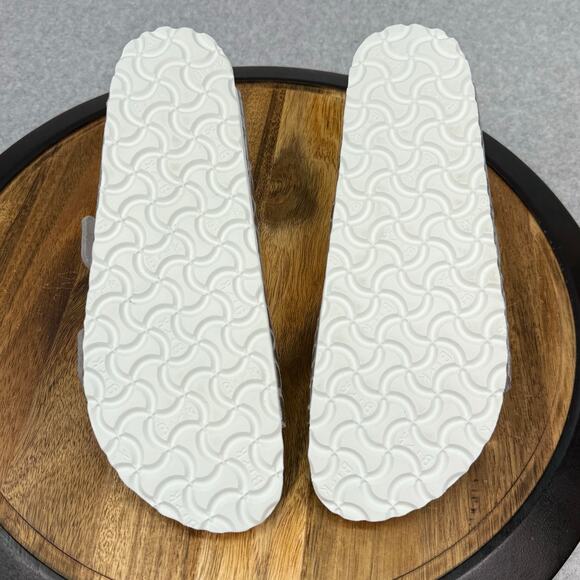 Birkenstock Gator Gleam Sandals Women's 8 (39) Narrow Silver Birko Flor NWT - Picture 6 of 6